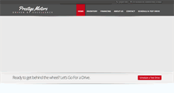 Desktop Screenshot of prestigemotorsca.com